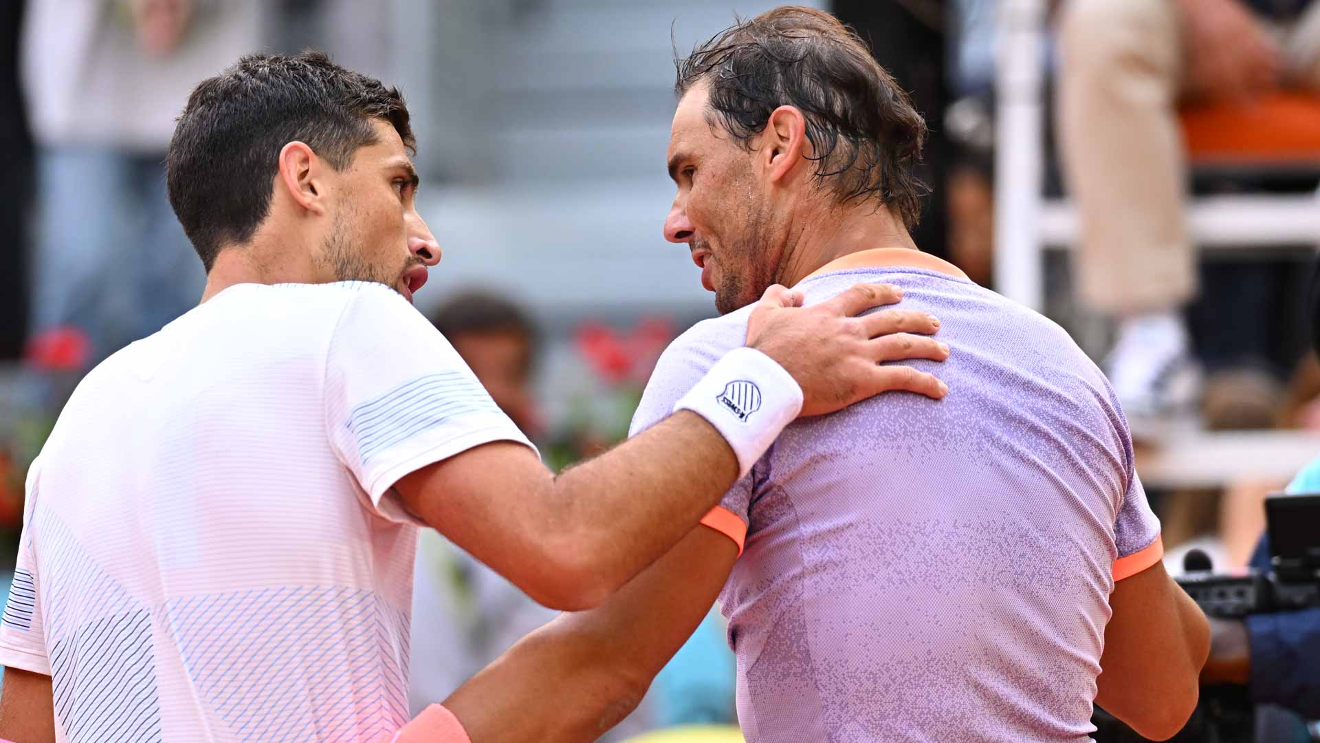 Pedro Cachin and Rafael Nadal