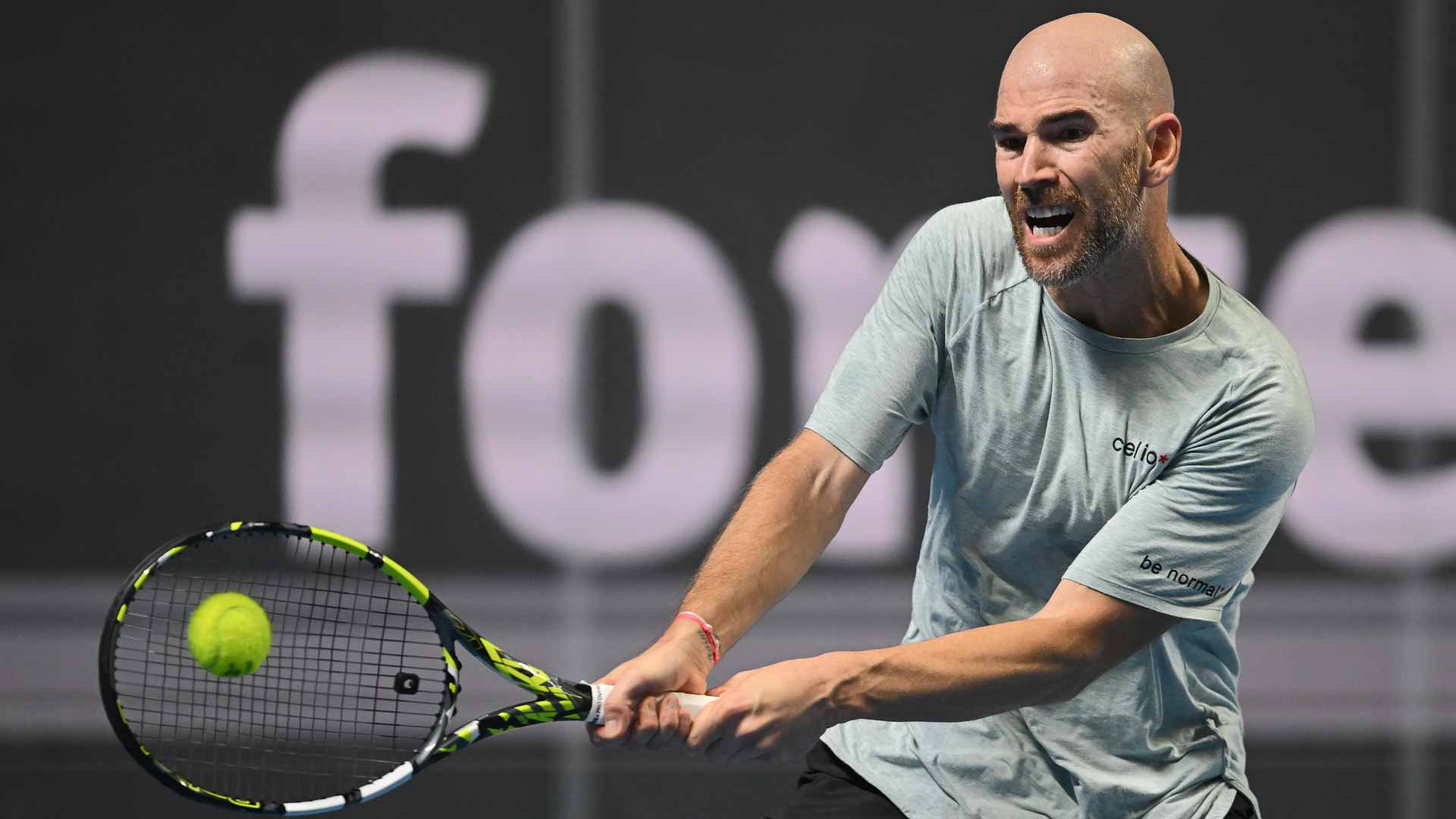 Adrian Mannarino defeats Roman Safiullin 5-7, 7-6(4), 6-3 on Tuesday in Almaty.